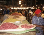 Kigali market, grain section